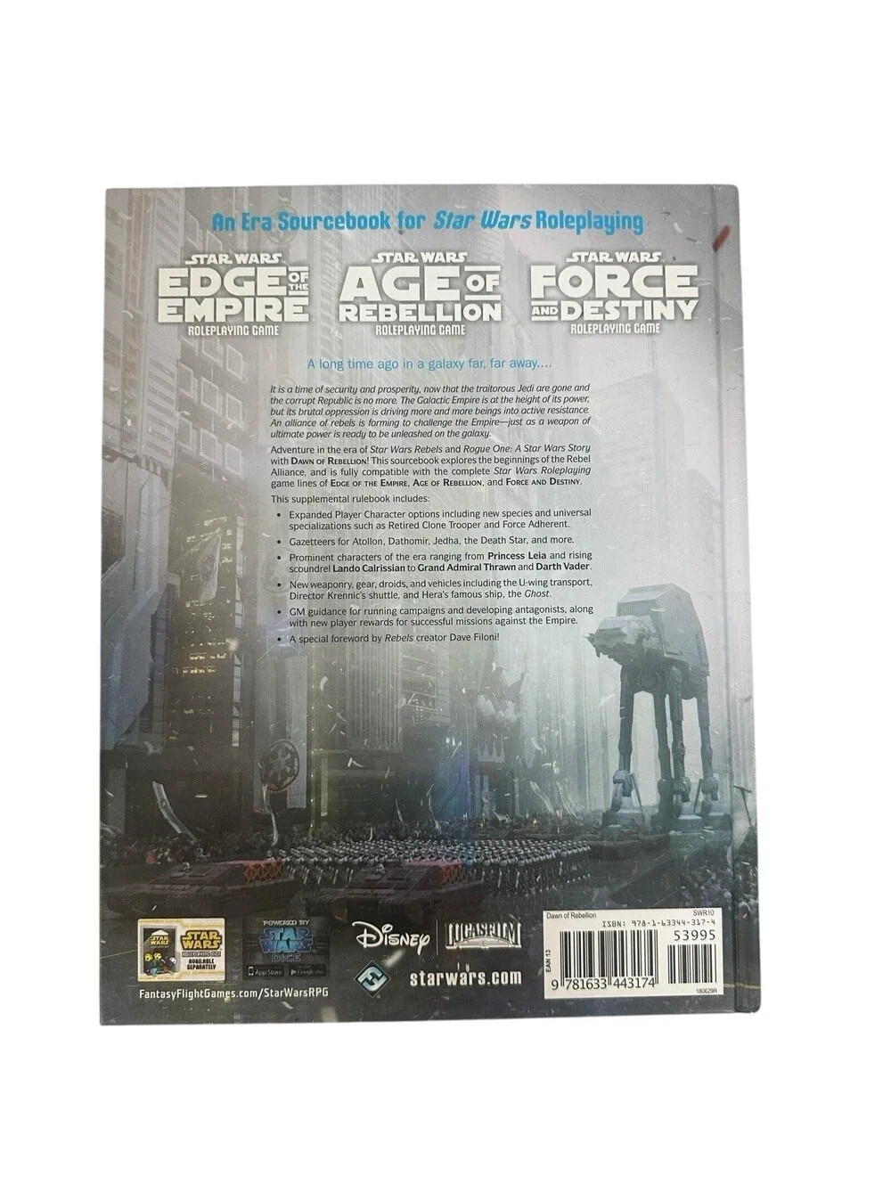 Dawn of Rebellion - Star Wars Roleplaying FFG
